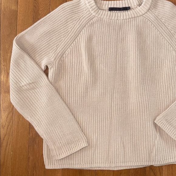 Jenni Kayne Tan Cotton Sweater Size Large - Picture 2 of 9